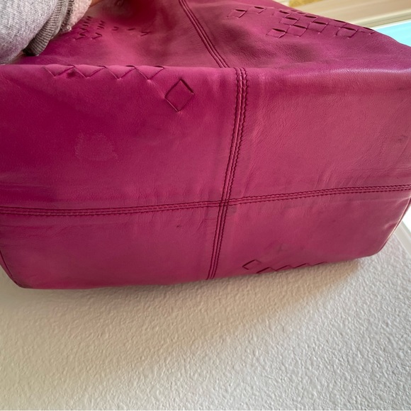Bottega Veneta Intrecciato Hot Pink Buttery Soft Leather Tote Bag - Picture 15 of 15